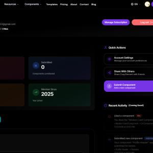 CopyElement: Elementor Component Library & Templates