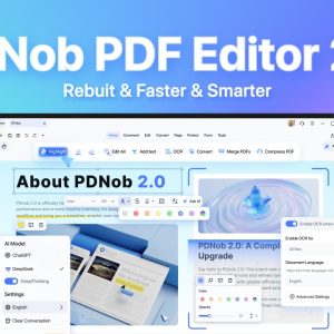 PDNob PDF Editor - AI-Powered Editing, Convert & Annotate