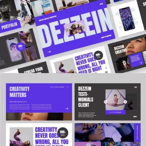 Fashion and Creative Brand Planning, Design - PPT Template