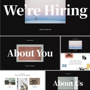 Elegant and sophisticated brand design - PPT Template