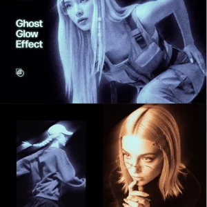 Dreamy afterimage, glowing blur, dreamy - Photoshop Effect