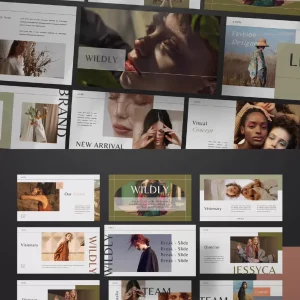 Advanced Photography Portfolio, Brand Event - PPT Template