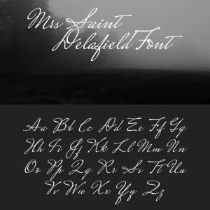 Elegant handwritten cursive English font for wedding - Font