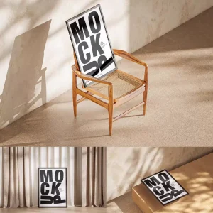 7 Posters, Brand Event Designs, Warm Light - Mockup
