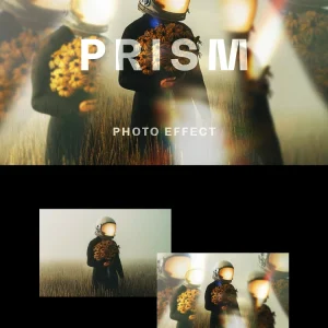 Artistic Dreamy Prism Double Image Blurry - Digital Asset