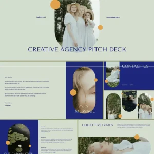 Elegant art, fashion, creative planning - PPT Template
