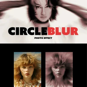 Fashionable monochrome motion blur - Photoshop Effect