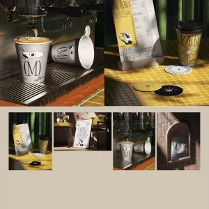 8 Retro Coffee and Bread Baking Brand VI Design - Mockup