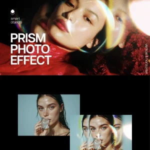 Fashionable Prism Glass Double Reflection - Digital Asset