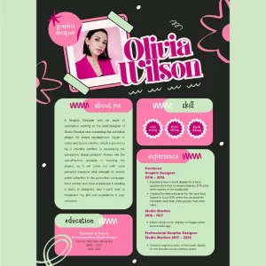 Creative and cute style graphic illustrator - PPT Template