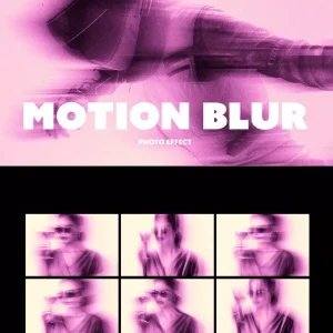 Dreamy blur art exposure glitch light - Photoshop Effect