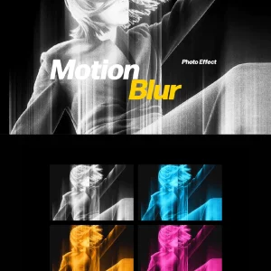 Artistic and fashionable dynamic blur - Photoshop Effect