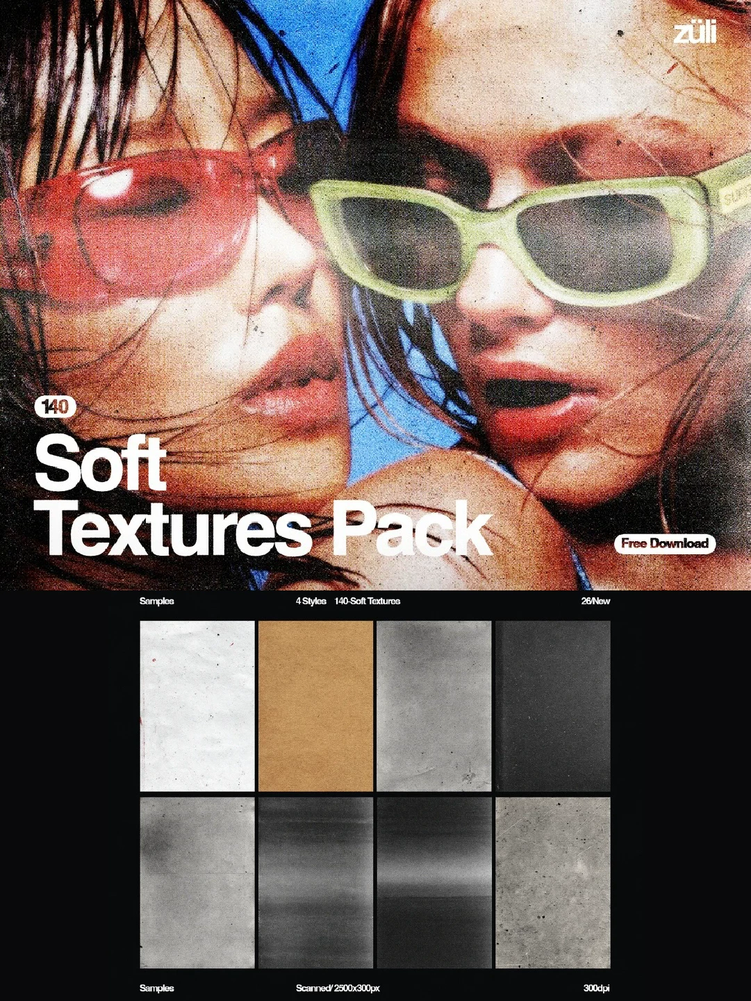A collection of 140 soft-focus, hazy - Texture Pack