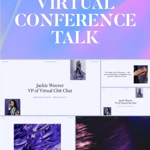 Advanced Dreamy Gradient Art Event Promotion - PPT Template