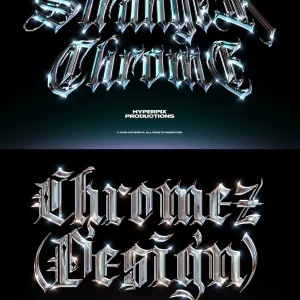 Acidic Metal Glowing Punk Gothic Hip Hop - Photoshop Effect