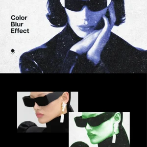 Acidic Trend Fashion Art Grain Blur Color - Texture Pack