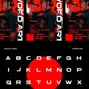 Future Cyberpunk Anime Mecha Functional Game Brand - Font