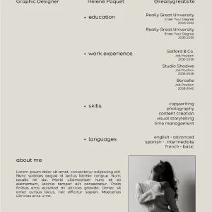 Advanced Artistic Graphic Designer Intern Job - PPT Template