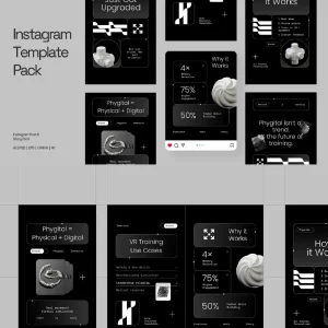 Black and white tech-themed AI virtual - Photoshop Effect