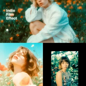 Art film-textured photos with a retro - Photoshop Effect