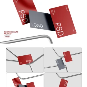 7 Minimalist Corporate Business Postcard, Business - Mockup
