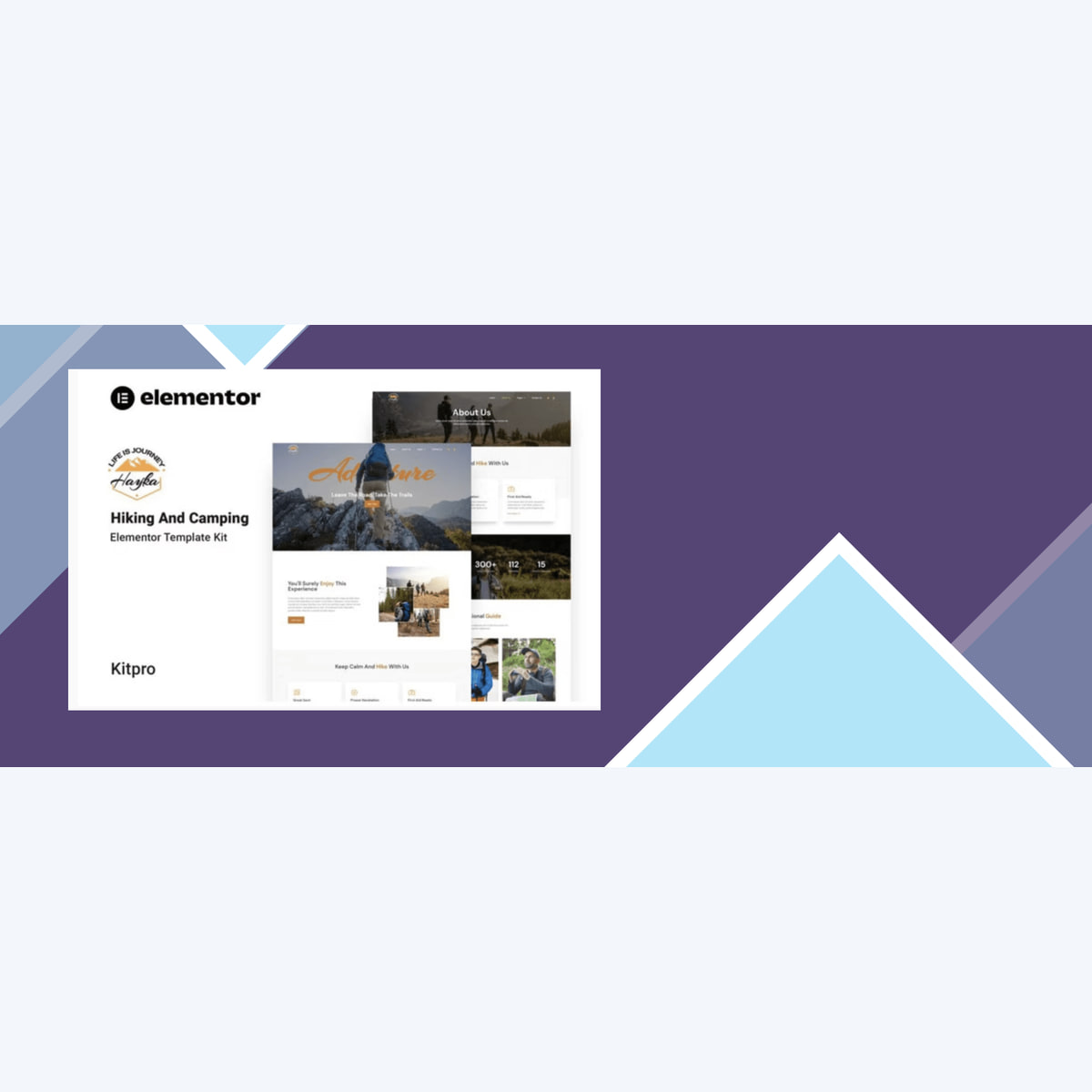 Hayka – Hiking & Camping Elementor Template Kit