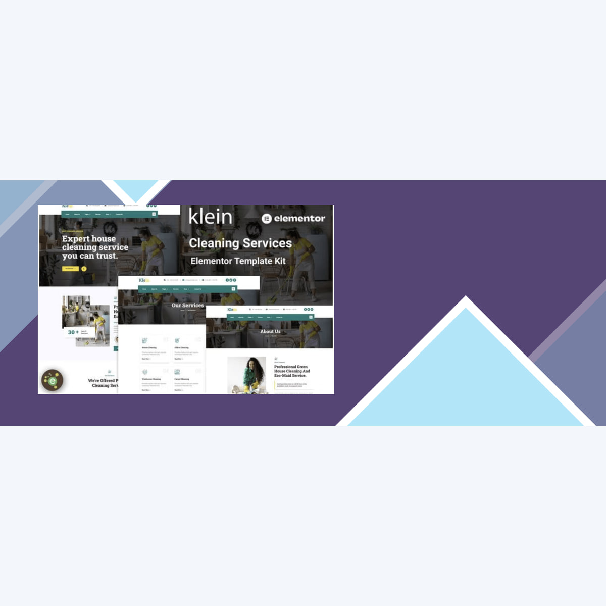 Klein – Cleaning Services Elementor Template Kit