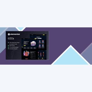 Netzo – NFT Portfolio Elementor Template Kit
