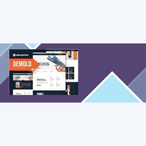 Demold – Construction Elementor Template Kit