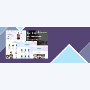 Potufolio – NFT Artist Portfolio Elementor Template Kit
