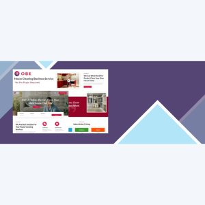 Obe – House Cleaning Business Elementor Template Kits
