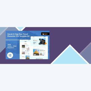 Kaba – Umrah and Hajj Tour Travel Elementor Pro Template Kit