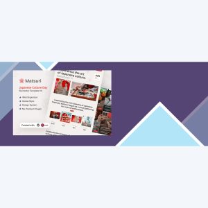 Matsuri – Japanese Culture Day Elementor Template Kit