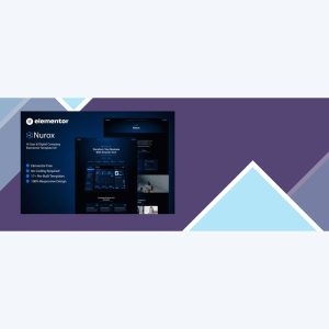 Nurox – AI Saas amd Digital Company Elementor Template Kit