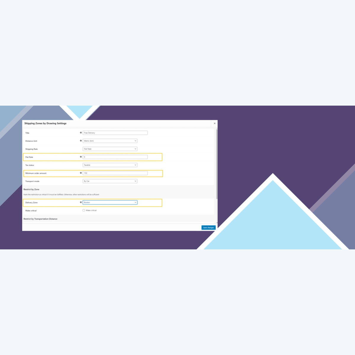 Shipping Zones for WooCommerce