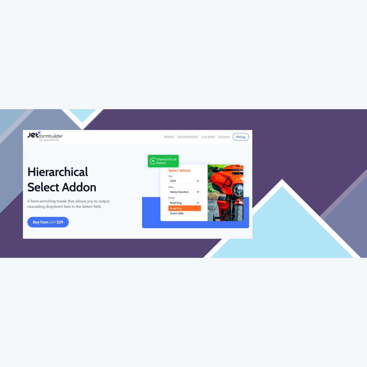 JetFormBuilder Hierarchical Select