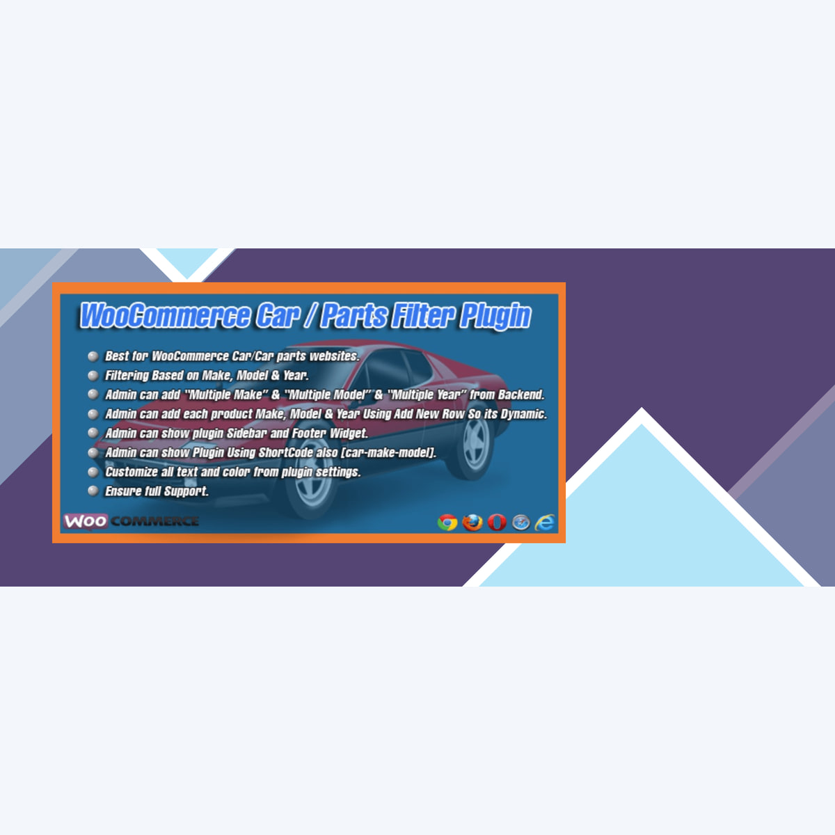 WooCommerce Car/Parts Filter Plugin