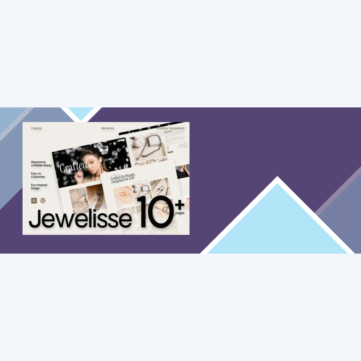 Jewelisse – Modern Luxury Jewelry Store Elementor Template Kit