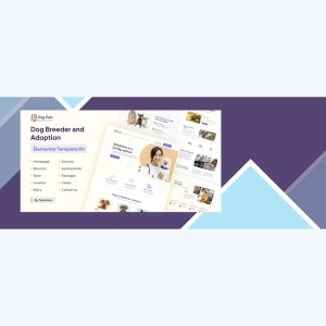 Dog Pals – Dog Breeder and Adoption Elementor Template Kit