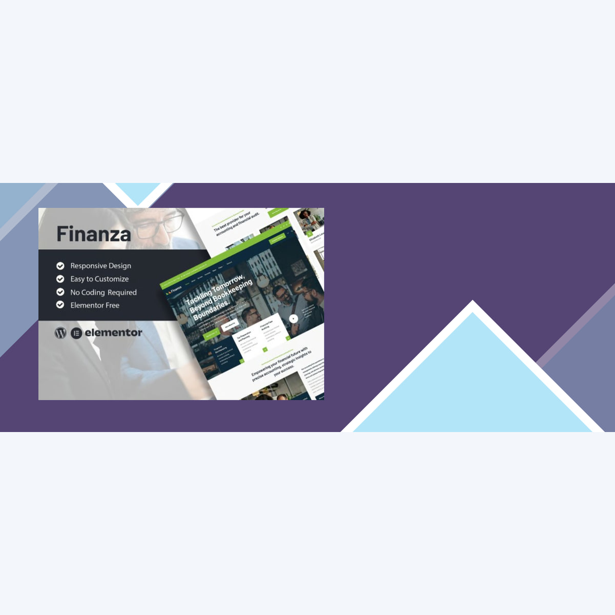 Finanza – Finance and Accounting Company Elementor Template Kit