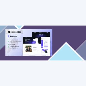 FinaByte – Saas and Fintech Startup Elementor Template Kit