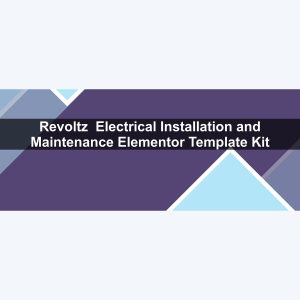 Revoltz – Electrical Installation and Maintenance Elementor Template Kit