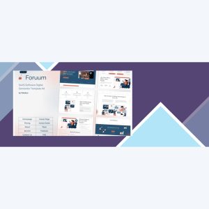 Foruum – SaaS and Software Startup Elementor Template Kit