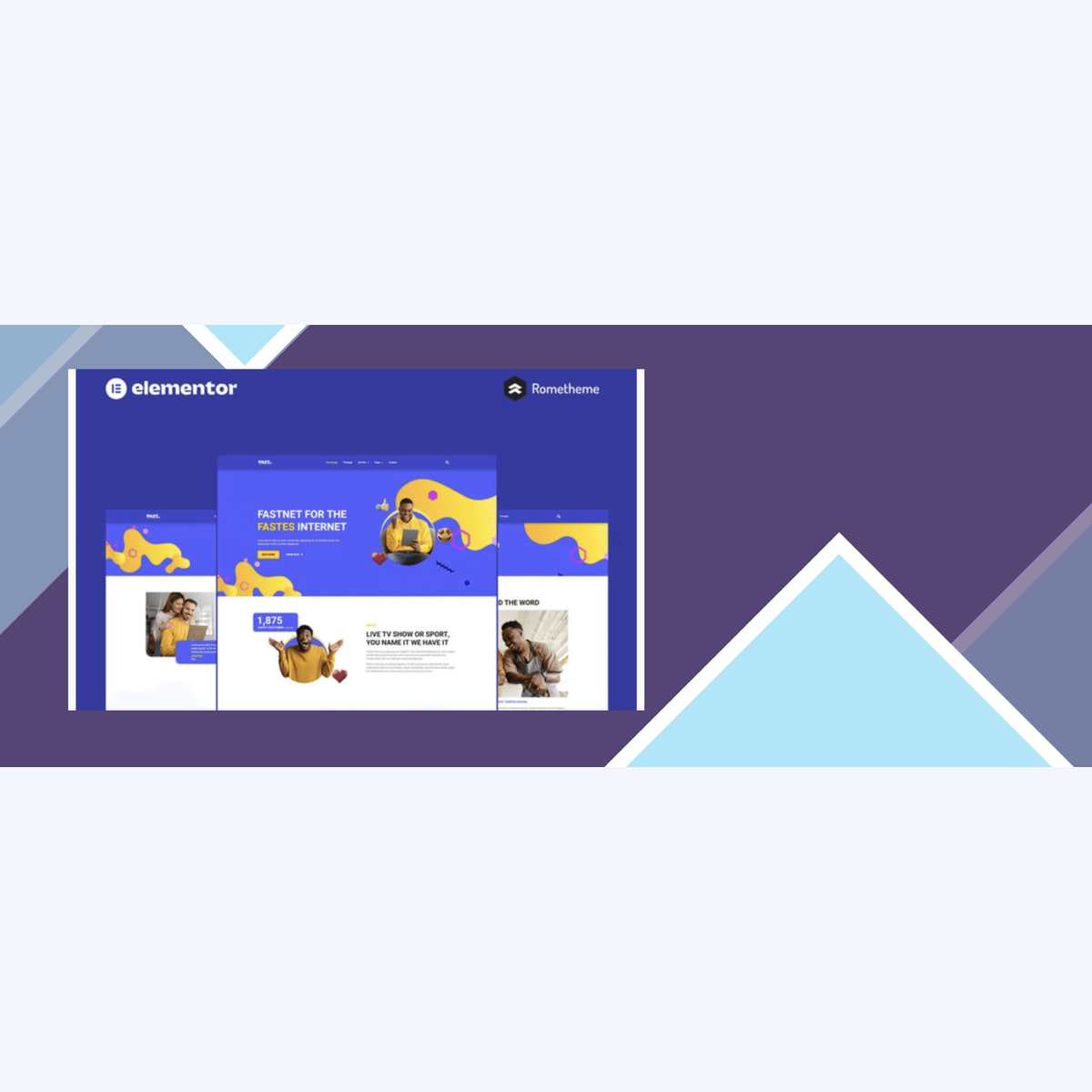 Fastnet – Broadband and Internet Elementor Pro Full Site Template Kit