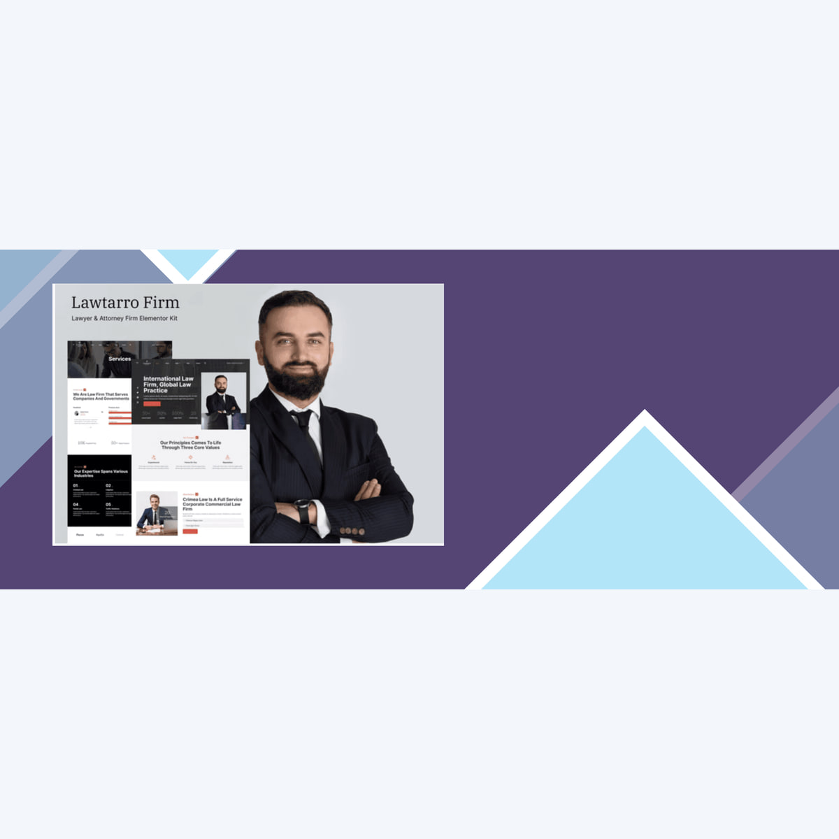 Lawtarro – Attorney and Law Firm Elementor Template Kit