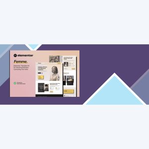 Femme – Feminine Business Consulting Elementor Template Kit