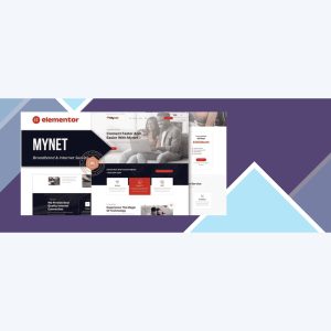 Mynet – Broadband and Internet Service Provider Elementor Template Kit