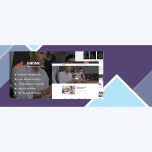 Finome – Finance and Business Elementor Template Kit