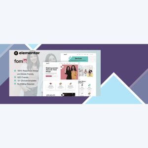 Fomie – Business Woman Elementor Template Kit