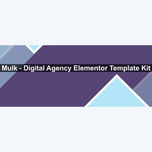 Mulk – Digital Agency Elementor Template Kit